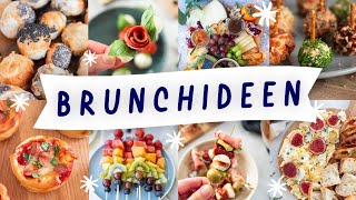 Brunch Ideen zum Vorbereiten Fingerfood  Kalte Platten Rezepte einfach und schnell  TRYTRYTRY [upl. by Aehtna635]