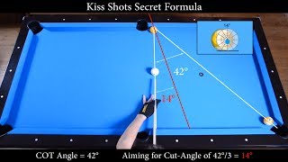 Kiss Shots Secret Formula Revealed  Aiming Angle Fraction System  Pool amp Billiard training lesson [upl. by Moulton]