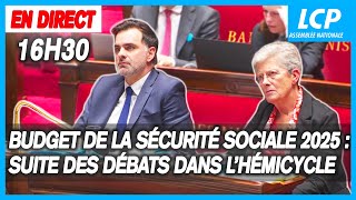 Budget de la Sécurité sociale 2025  suite de lexamen en séance à lAssemblée  291024 [upl. by Fabien]