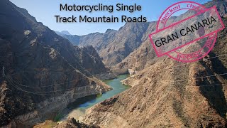 Gran Canaria Motorcycle Tour Impossible mountain roads Honda Transalp 750 Canary Motorcycle Tours [upl. by Valtin455]