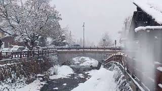 Lots of Snow in the Dolomites Town of Campitello di Fassa 2024 February  The Dolomites Mountain [upl. by Agate]