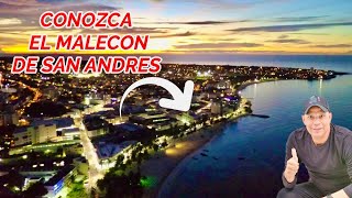 Conozca La Playa Nocturna y el Malecon de San Andres Islas😟RumbaBarComida y Hasta Más en 2 kms✅ [upl. by Kaz]