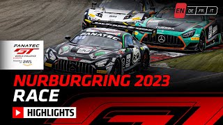 Race Highlights  Nurburgring 2023  Fanatec GT World Challenge Europe Powered by AWS [upl. by Adara]