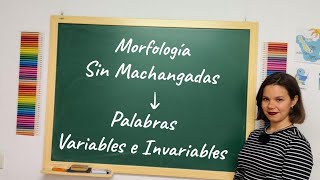 Palabras Variables e Invariables  Morfología Sin Machangadas PAU ESO Bachillerato [upl. by Innus]