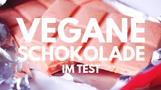 VEGANE SCHOKOLADE IM TEST – DER VEGAN TASTE TEST [upl. by Arahsak]