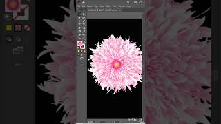 Easy Flower Design with Illustrator Blend ToolAdobeIllustratorTutorial BlendToolTutorial [upl. by Plantagenet]