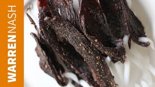 How to make Biltong  A quick tutorial  Recipes by Warren Nash [upl. by Aldus]