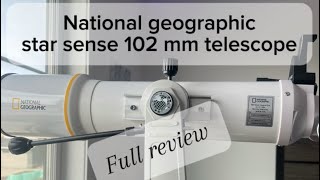 National geographic sky assist 102mm telescope full review👍🪐🪐🪐 [upl. by Bouley]