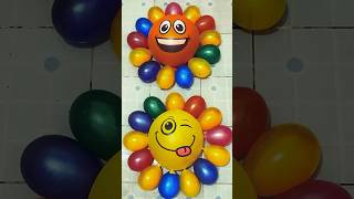 water🟡🔵 colorful balloon  Yellow Green Pink HBD Balloons amp mini balloons popping shorts [upl. by Edythe296]