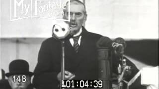 1939 English Prime Minister Chamberlain Famous Speech Regarding Germany [upl. by Ziegler]