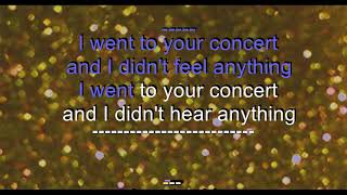 The the Empty· Le tigre· Karaoke Instrumental Lyrics Duet [upl. by Rolf928]