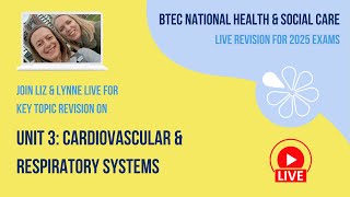 Unit 3 Cardiovascular and Respiratory Systems  BTEC National HSC Live Revision 2025 [upl. by Trask285]