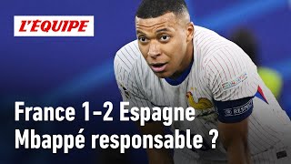 France 12 Espagne  Kylian Mbappé atil raté son Euro [upl. by Alburg]