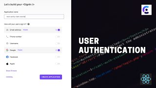 Simple React Authentication with Clerk [upl. by Gustin724]