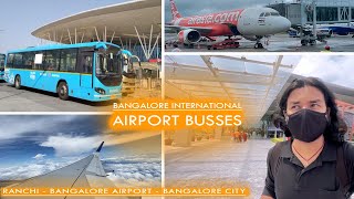 Most Economical Way To Travel From Bangalore International Airport To City  Bus Routes  2022 [upl. by Gilemette]