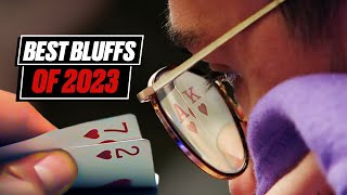 The Best Poker Bluffs of 2023 ♠️ PokerStars [upl. by Dave]