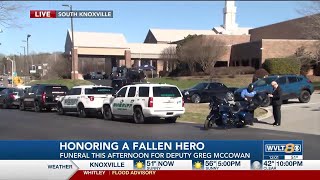 East Tennessee to honor fallen Blount County Deputy Greg McCowan at funeral procession [upl. by Sparks119]