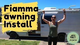 DIY How To Install FIAMMA Awning Mercedes Sprinter BF Goodrich Tyres Travel vanlife howto diy [upl. by Gemini]