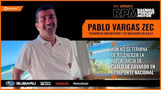 Pablo Vargas Zec  Del periodismo deportivo a una butaca de nevegante de rally [upl. by Nosae]