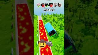 Help Me Get My Crush Attention In A Car Jump Challenge 🚗 🌋 shorts beamngdrive [upl. by Adorl]