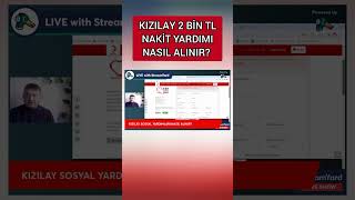 KIZILAY 2 BİN TL NAKİT YARDIMI NASIL ALINIR [upl. by Niroc]