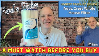 AQUA CREST FXHSC Whole House Water Filter Review Fresh Clean Water for the Whole Family [upl. by Rauch]