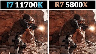 R7 5800X vs I7 11700K  4K Ultrawide 1440P 1080P [upl. by Resarf]