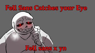 Fell Sans Catches your eye  Underfell Comic Dub [upl. by Nyladam188]