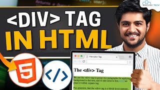 HTML DIV Tag Tutorial How to Use Position amp Style Div Elements Full Guide in Hindi  HTML amp CSS [upl. by Egwin]