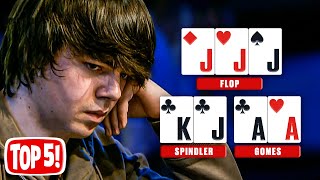 Top 5 Most EPIC Poker Hands You Must Have Seen ♠️ PokerStars [upl. by Seymour325]