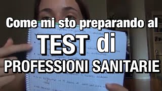 COME STO STUDIANDO per prepararmi al TEST di PROFESSIONI SANITARIE 2021  FC [upl. by Farrica]