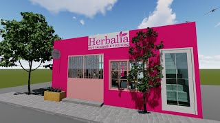 Trabajo de hacer un render para un local en cacaloxuchitl Atlixco Puebla [upl. by Tobe]