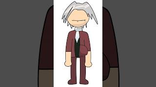 Day Forty Six Of Redesigning Videogame Characters Miles Edgeworth [upl. by Zwick]