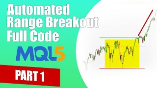 MQL5 Tutorial Range Breakout Strategy Full Code [upl. by Trik]