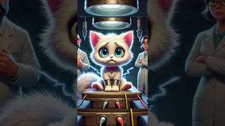 Scientists Cruel Experiments On Kitten cat cartoon sad cute animals shorts [upl. by Pembrook]