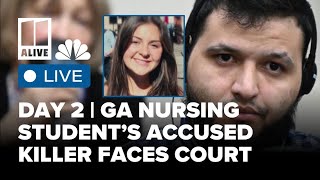 LIVE TRIAL STREAM Trial of Georgia nursing student’s accused killer enters second day [upl. by Ociral562]