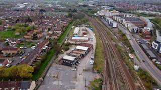 Train arriving at Taunton Station 13th April 2021 [upl. by Picco]