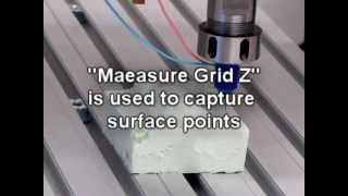 CNC USB Controller  Measuring surface and generating STL file [upl. by Lanta196]