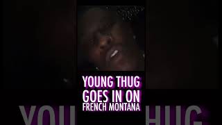 Young Thug has a response for French Montana comparing his catalogue to Kendrick Lamar ☠️ [upl. by Iruyas]