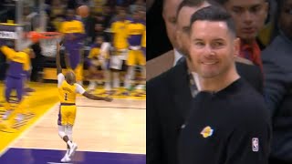 DAngelo Russell misses wide open layup and JJ Redick hides frustration perfectly [upl. by Gipson]