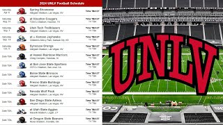 UNLV Football 2024 Schedule Preview amp Prediction [upl. by Arualana392]