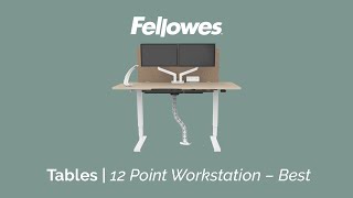 Fellowes 12 Point Workstation  Best [upl. by Midian]