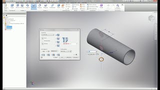 How To Inventor® 2015 – Bohrung auf Punkt [upl. by Hinman]