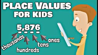 Place Values For Kids  Ones Tens Hundreds Thousands [upl. by Oilenroc]