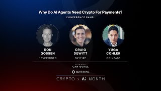 Agents on Crypto Payment Rails  Crypto x AI Event [upl. by Vadim]