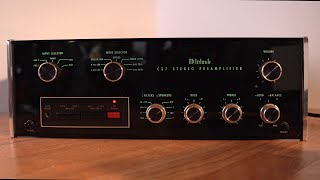 McIntosh C27 Preamplifier Operation [upl. by Valaria]