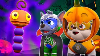 PAW Patrol Guess the Right Door  Rubble Finds a Spooky Ghost on Halloween  Escape Room Challenge [upl. by Akoek742]