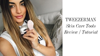 Tweezerman New Skin Care Tools Review  Tutorial  Love Olia [upl. by Piwowar]