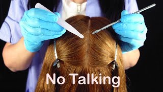 ASMR Medical Scalp Check for Tingles amp Sleep No Talking [upl. by Bondon]