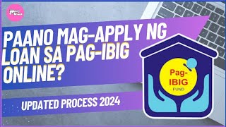 PAANO MAG APPLY NG PAGIBIG LOAN ONLINE  HOW TO APPLY PAG IBIG LOAN ONLINE Updated Process 2024 [upl. by Seiden850]